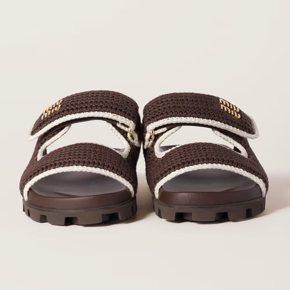 Crochet Knit Slides