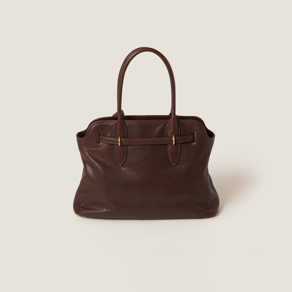 Miu Miu Aventure Nappa Leather Bag