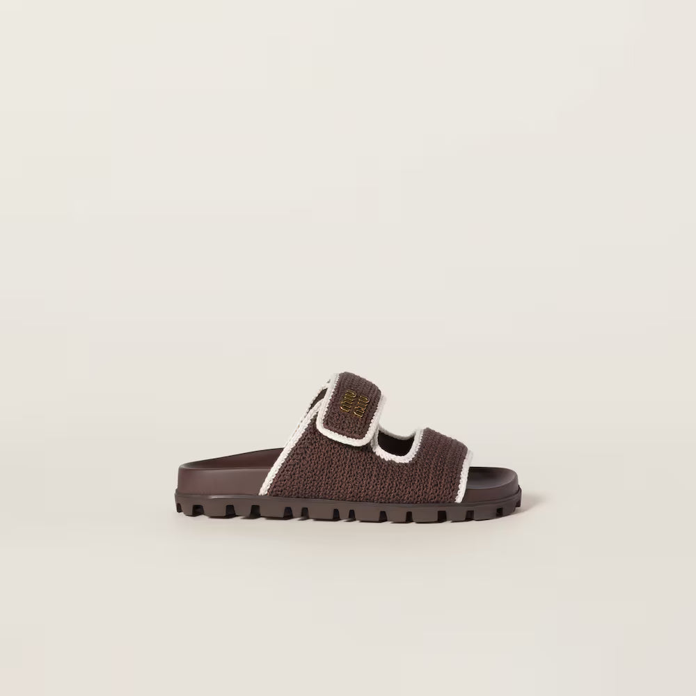 Crochet Knit Slides