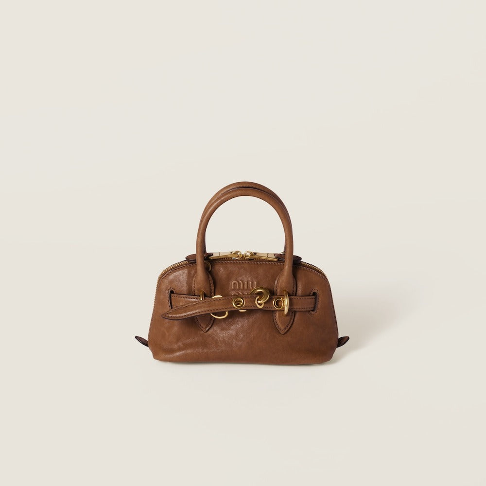 【MIU MIU】AVENTURE MINI LEATHER BAG Miu Miu Aventure Bag Review | Glam & Glitter