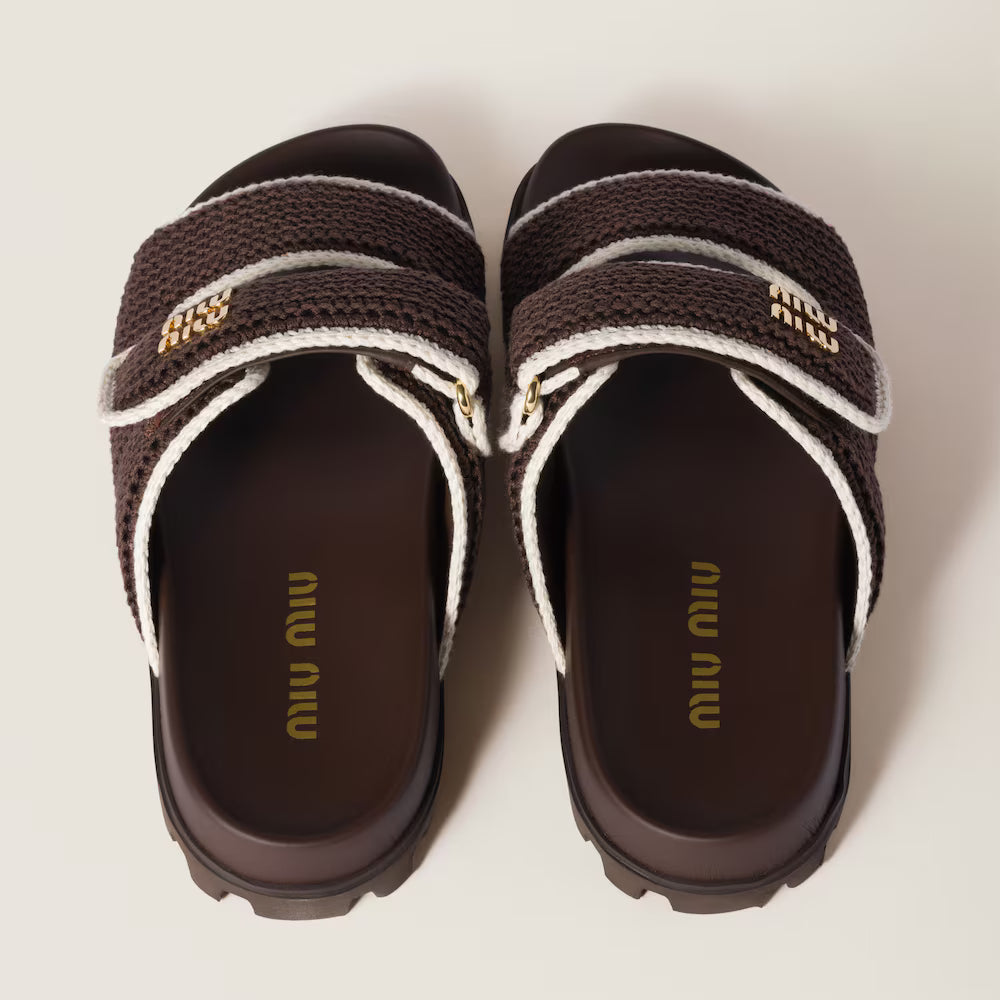 Crochet Knit Slides