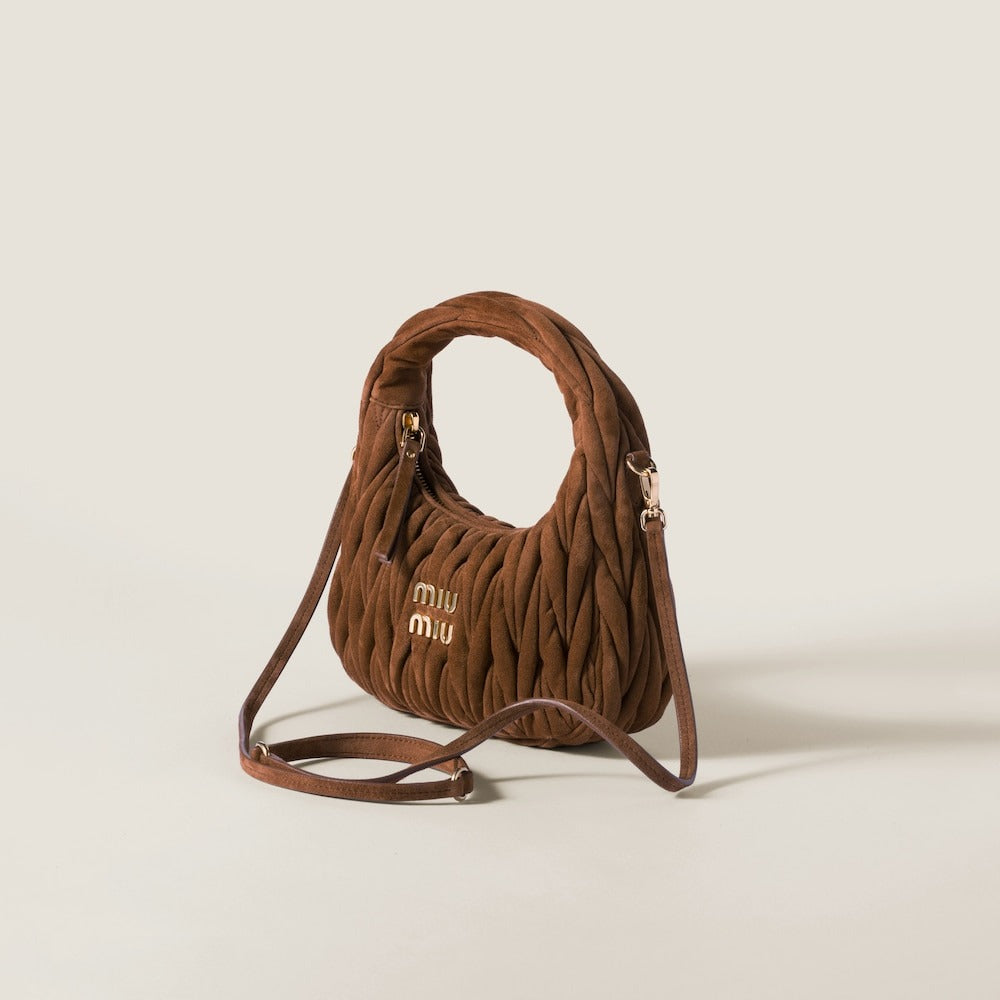 Miu Miu Wander Matelassé Satin Mini-Bag