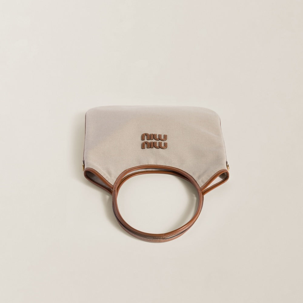 Miu Miu IVY Canvas And Leather Bag