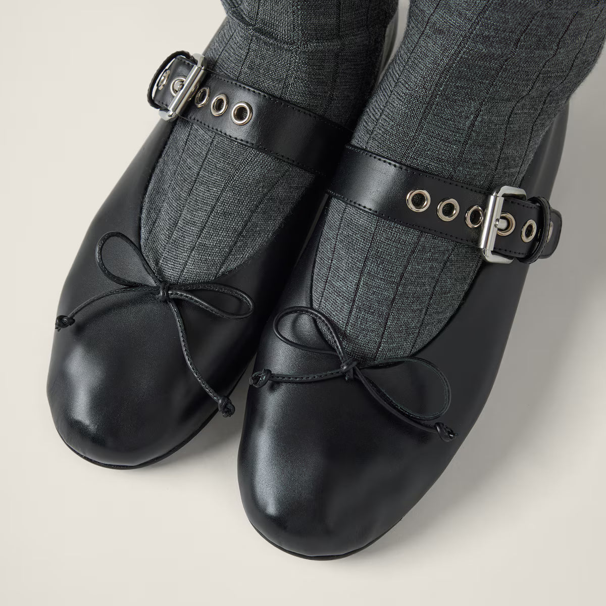 Leather Ballerinas