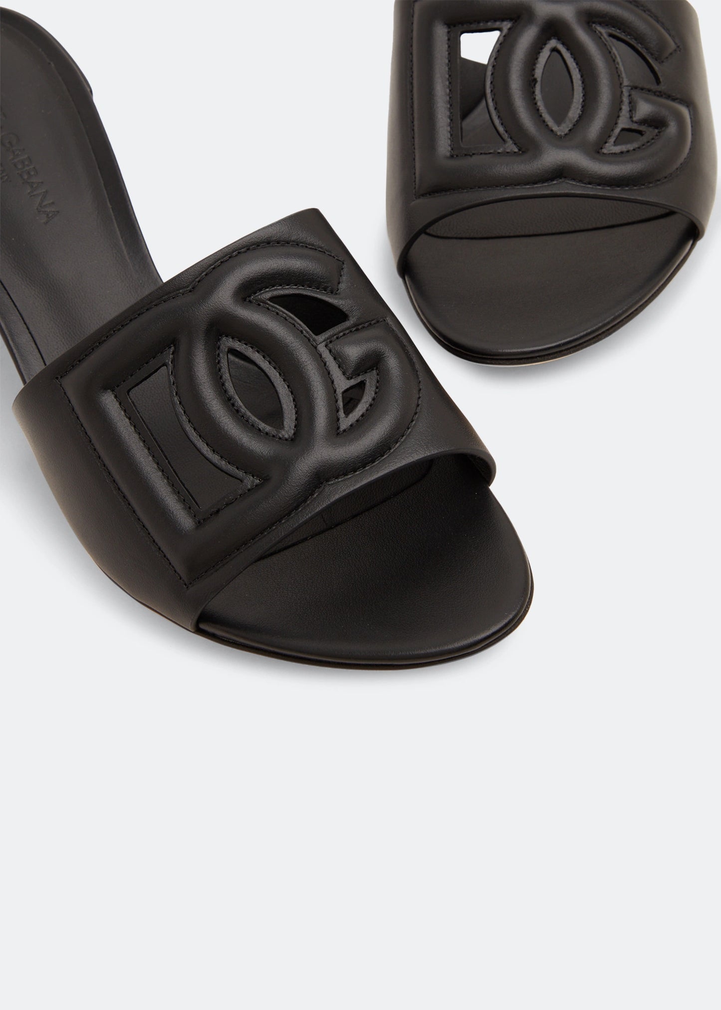 DOLCE & GABBANA DG logo mules
