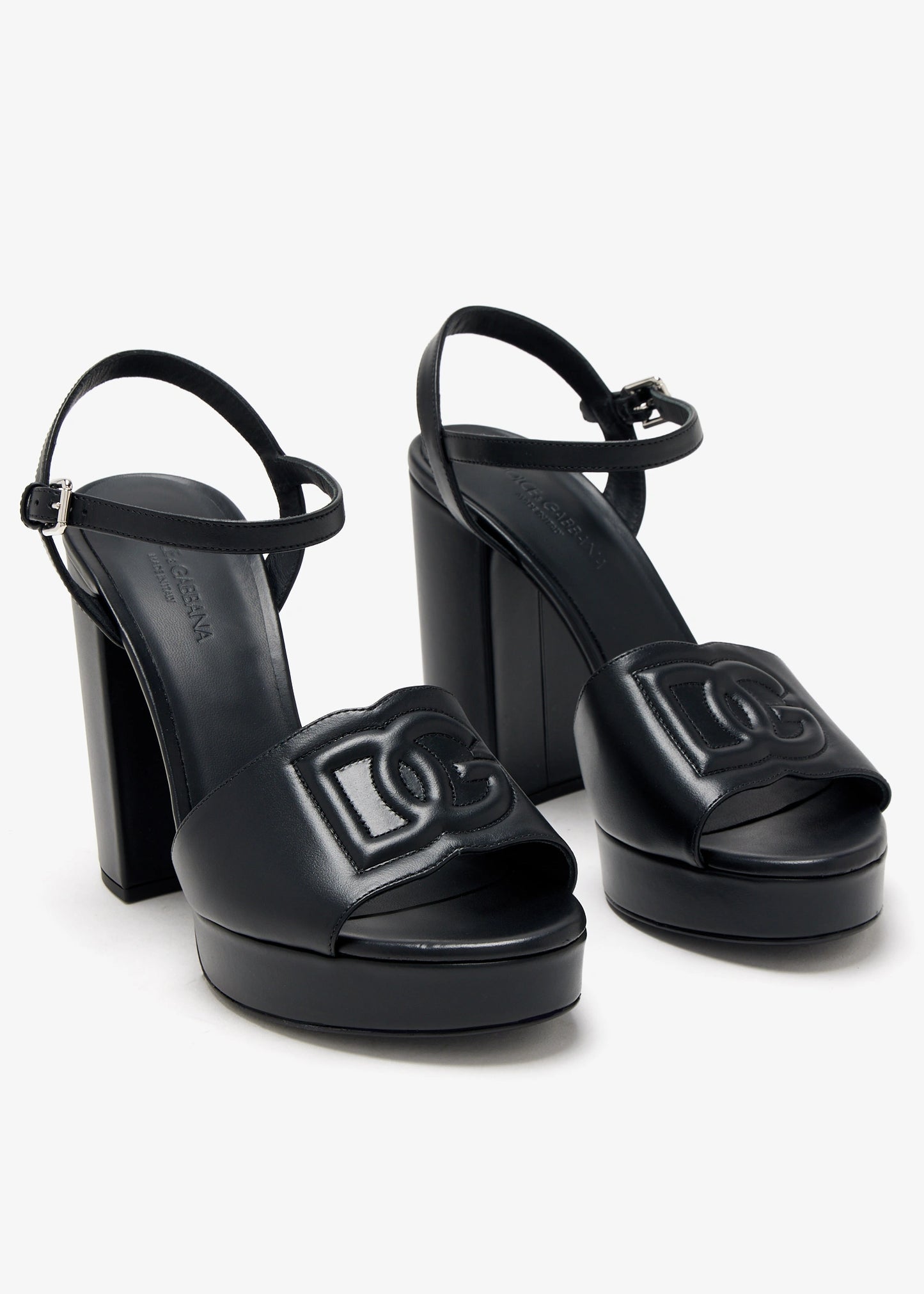 DOLCE & GABBANA Calfskin platform sandals