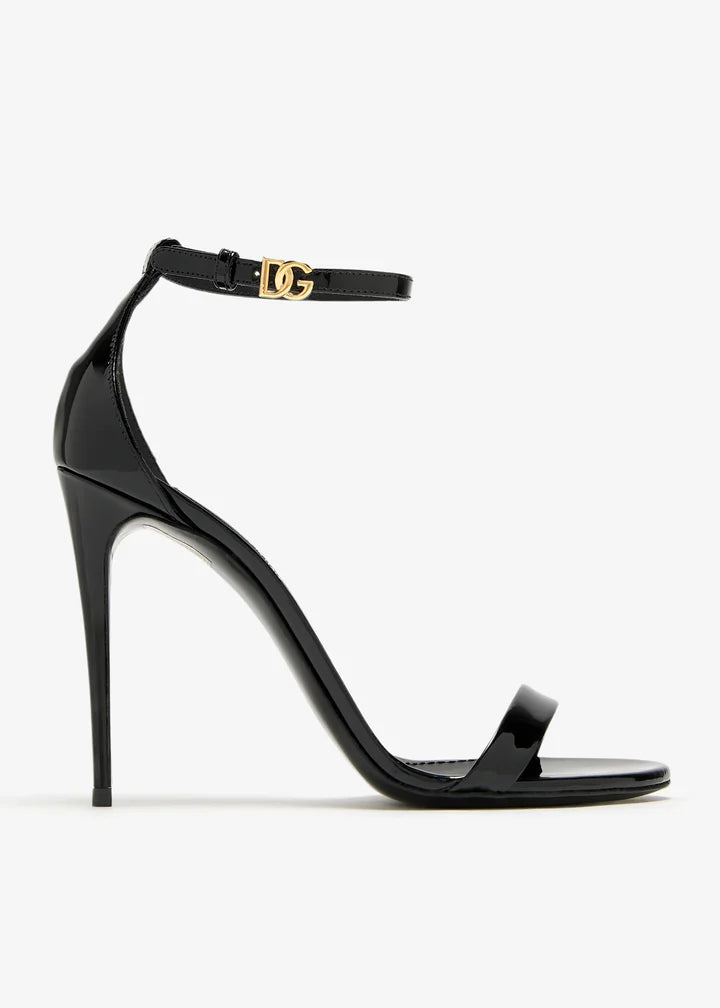 DOLCE & GABBANA Patent leather sandals – Elegant Boutique