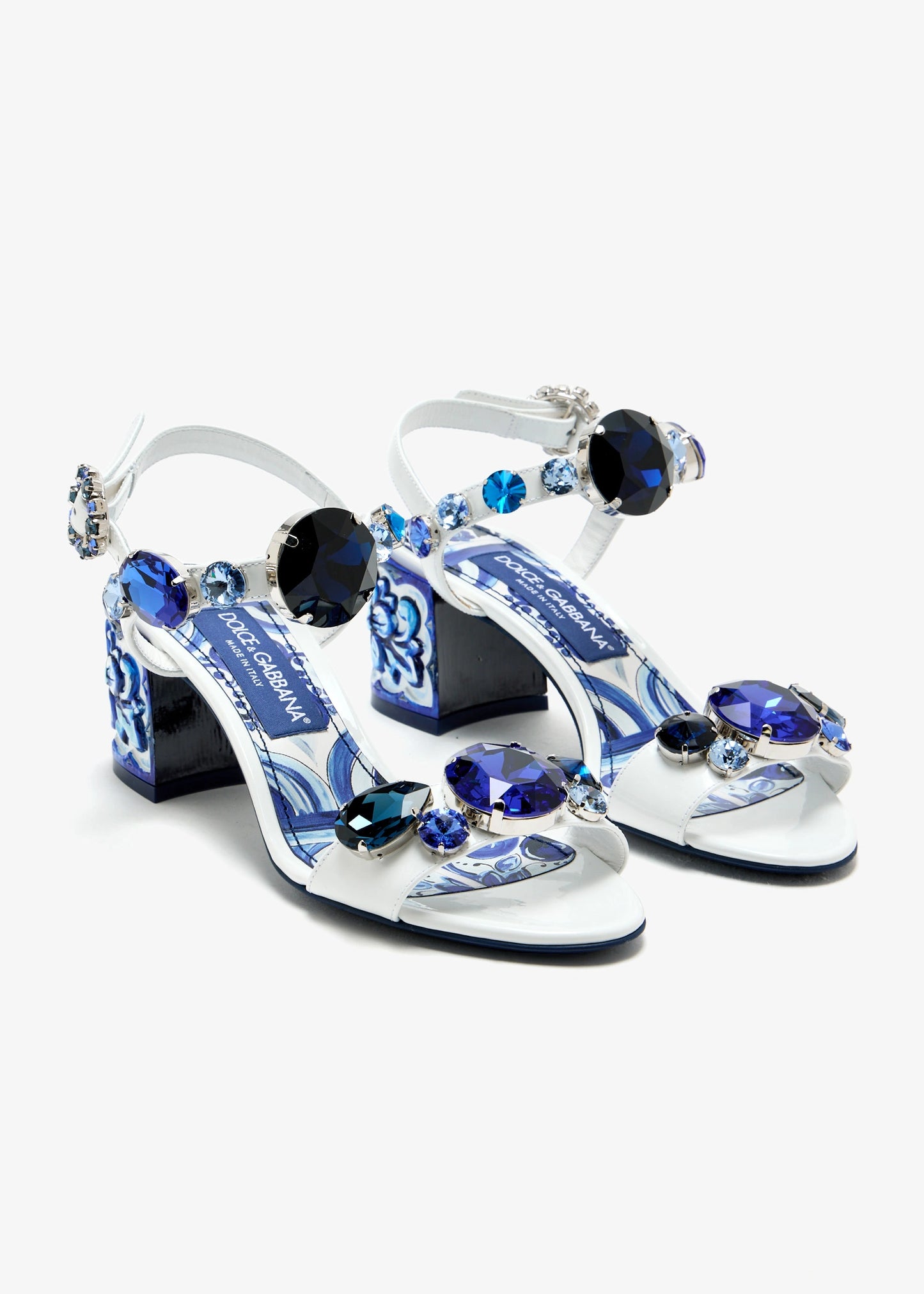 DOLCE & GABBANA Crystal-embellished sandals