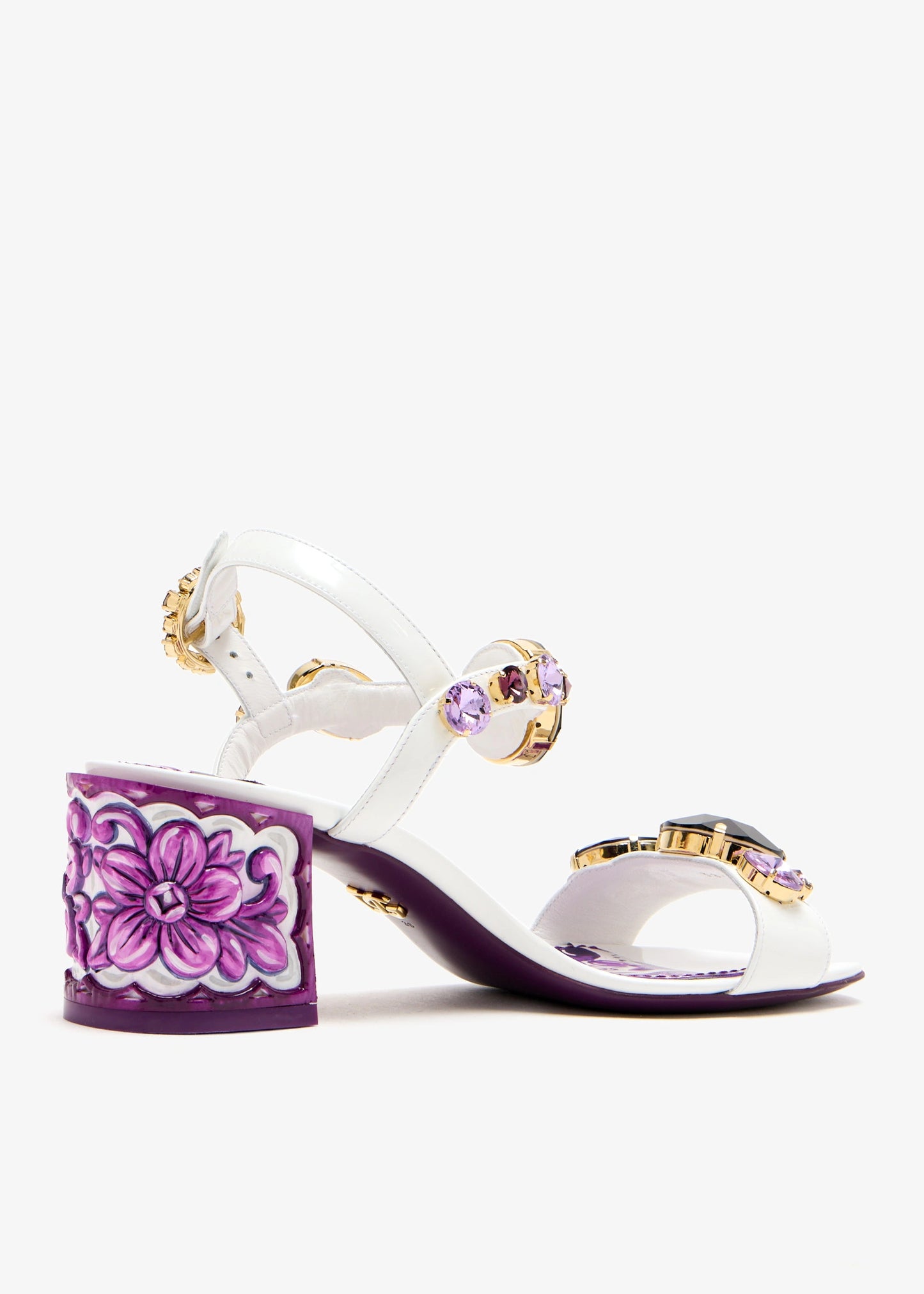 DOLCE & GABBANA Maiolica jewel sandals
