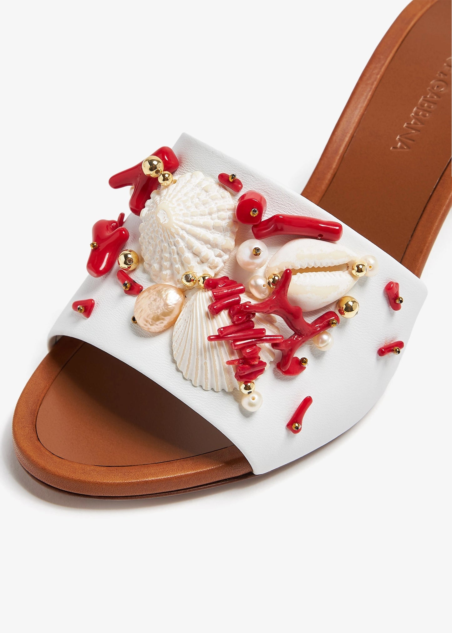 DOLCE & GABBANA Nappa leather mules