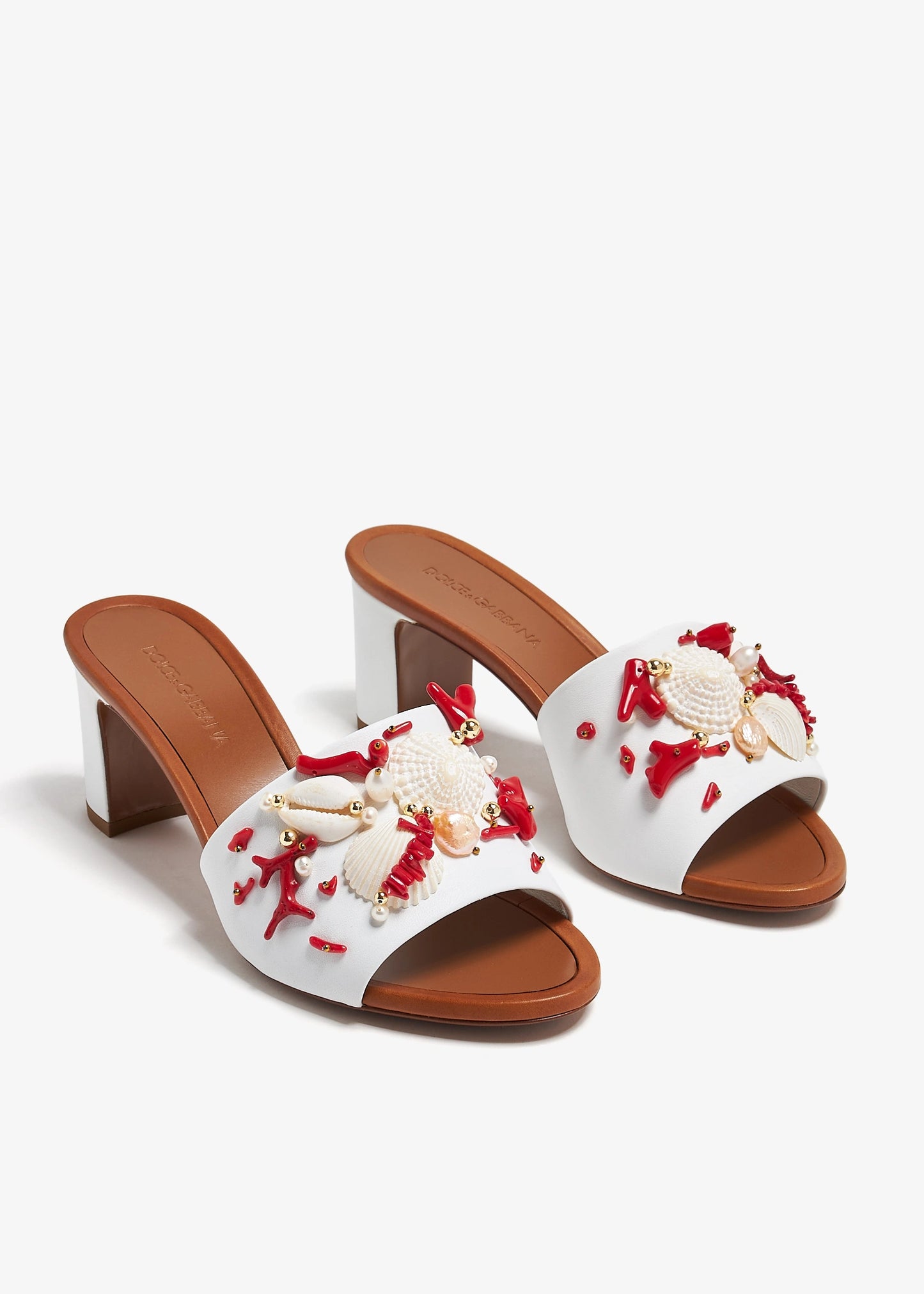 DOLCE & GABBANA Nappa leather mules