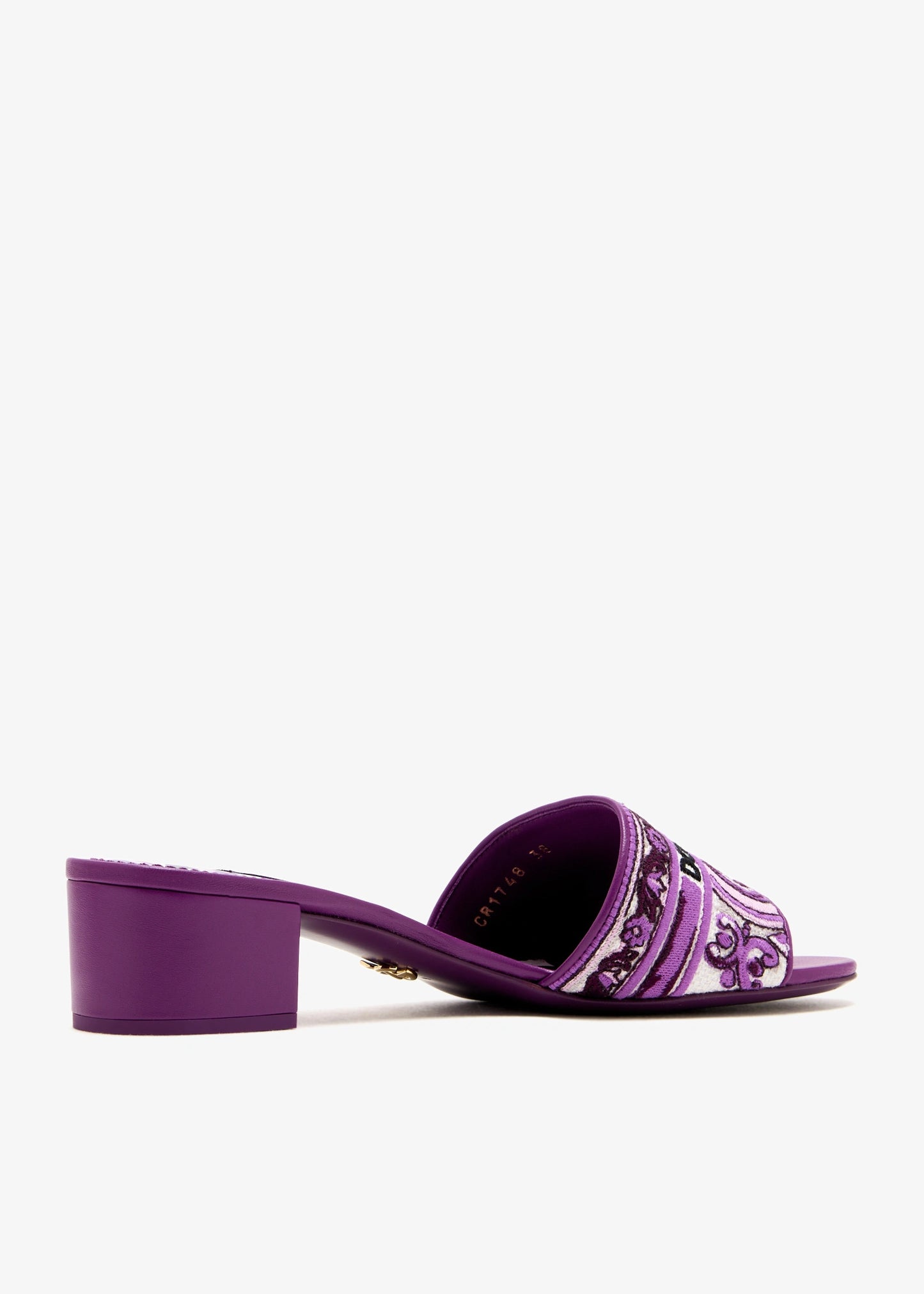DOLCE & GABBANA Maiolica-Embroidered Sandals