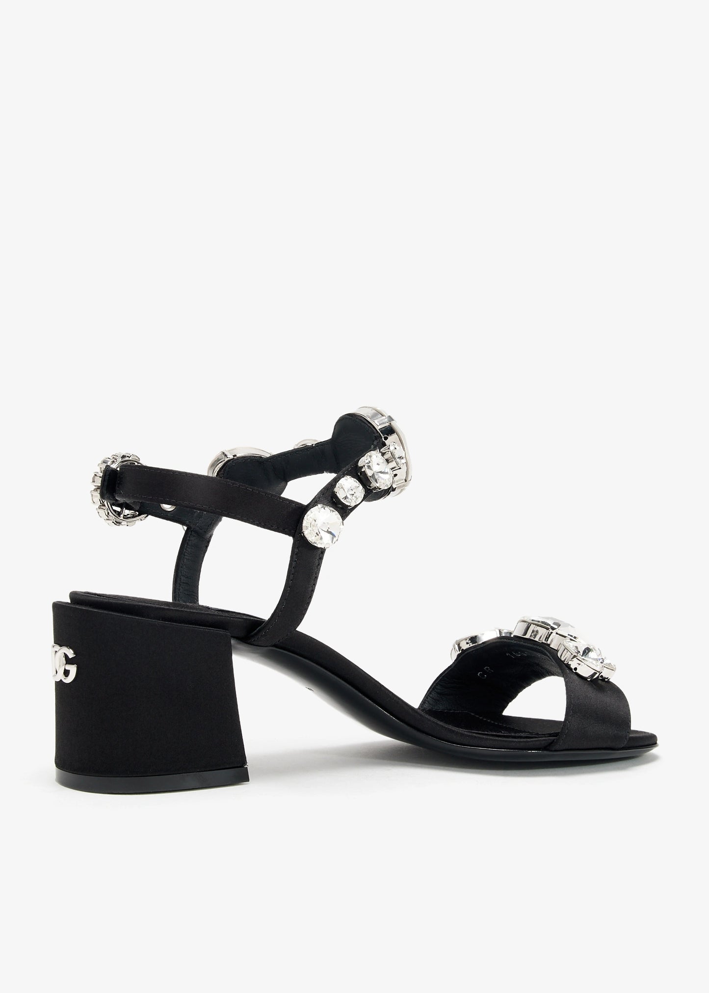 DOLCE & GABBANA Gemstone satin sandals