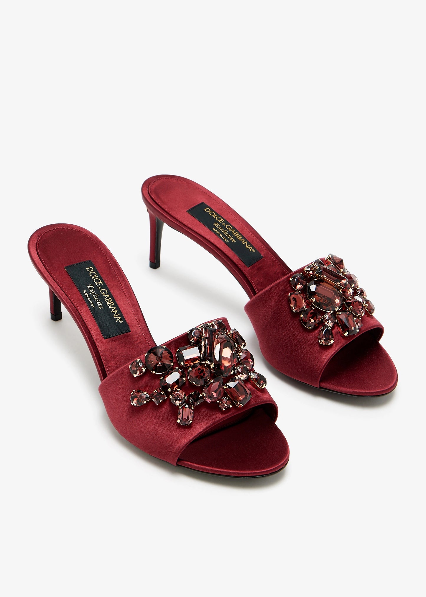 DOLCE & GABBANA Gemstone embellished mules