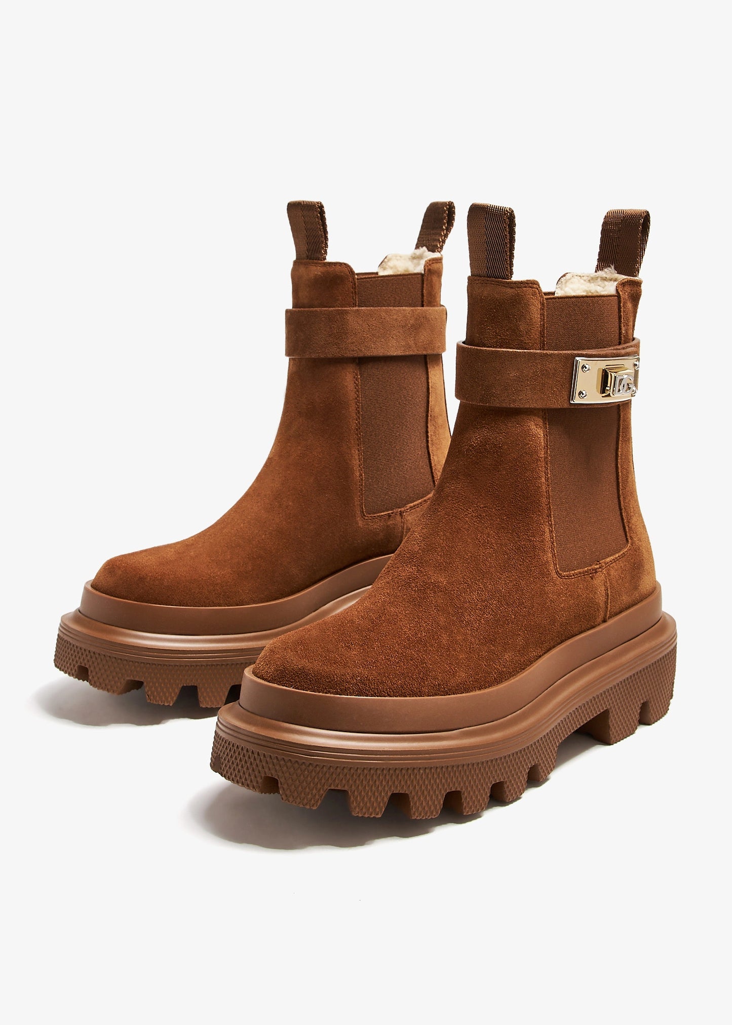 DOLCE & GABBANA Trek suede boots
