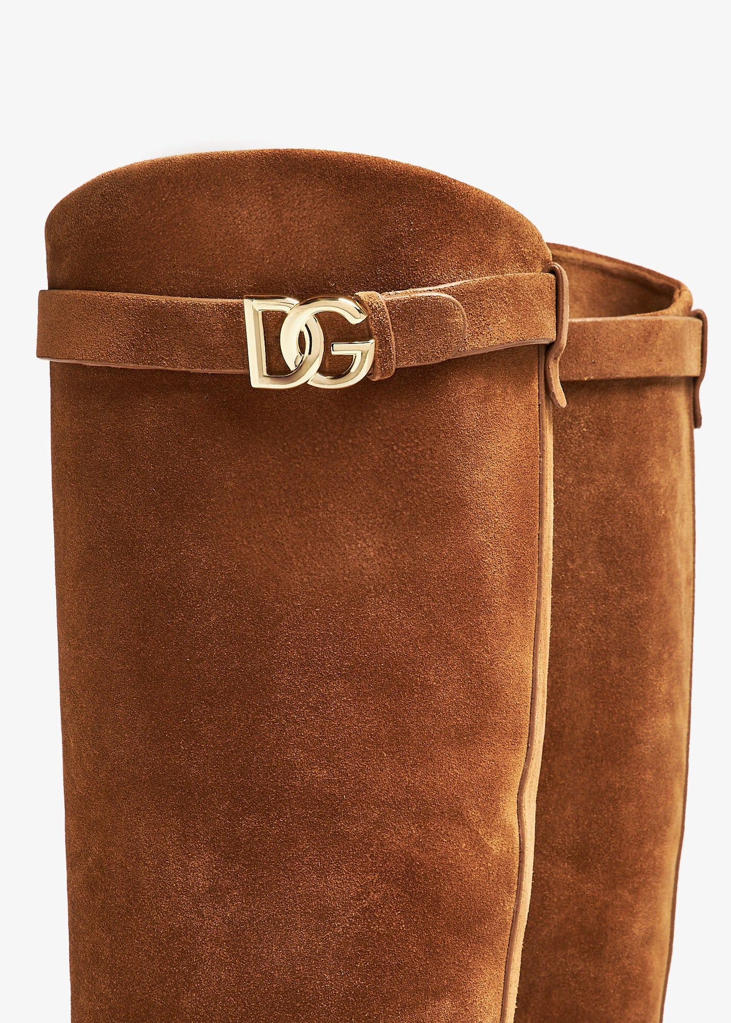 DOLCE & GABBANA DG logo suede boots