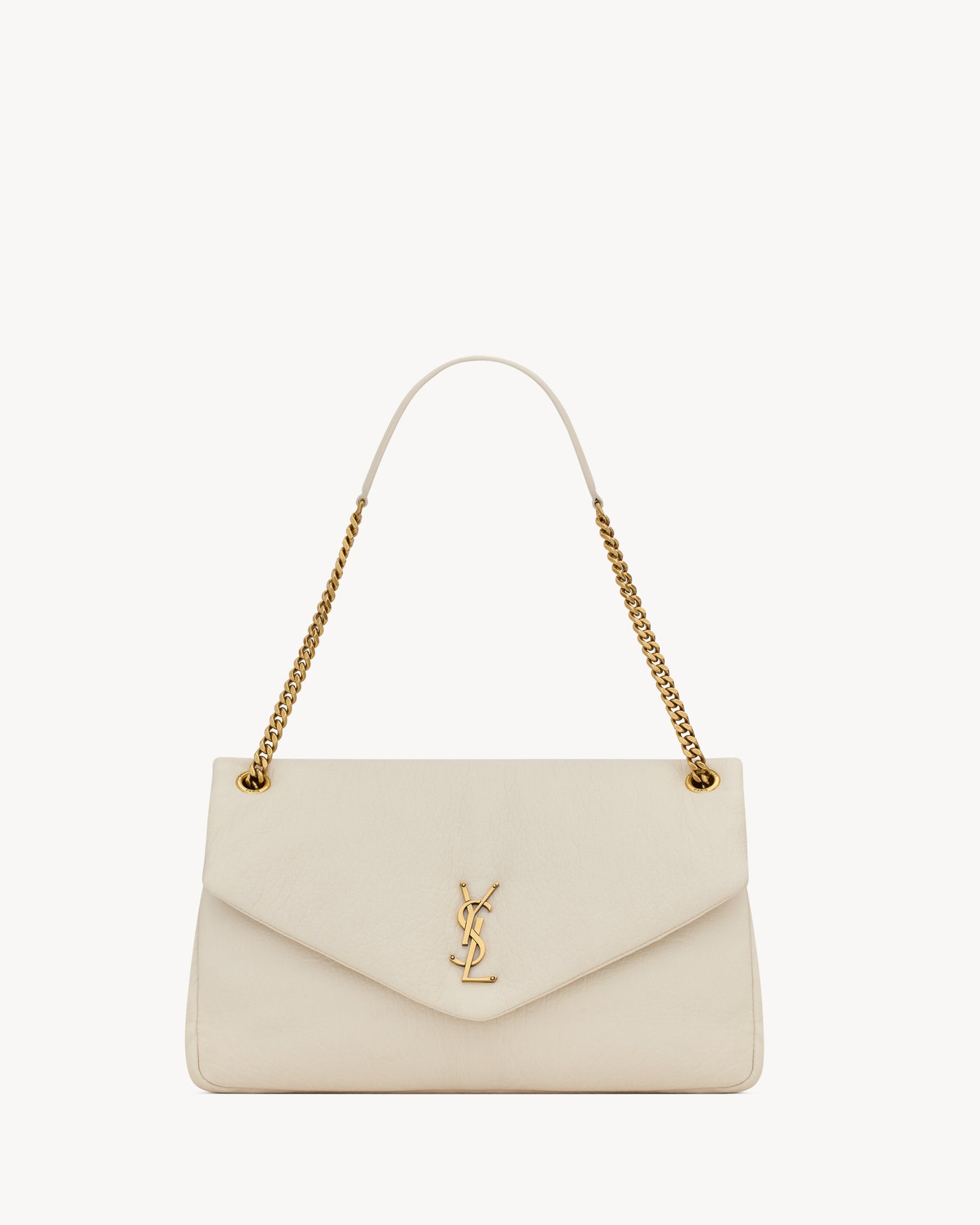 Saint Laurent Calypso Large In Grained Lambskin