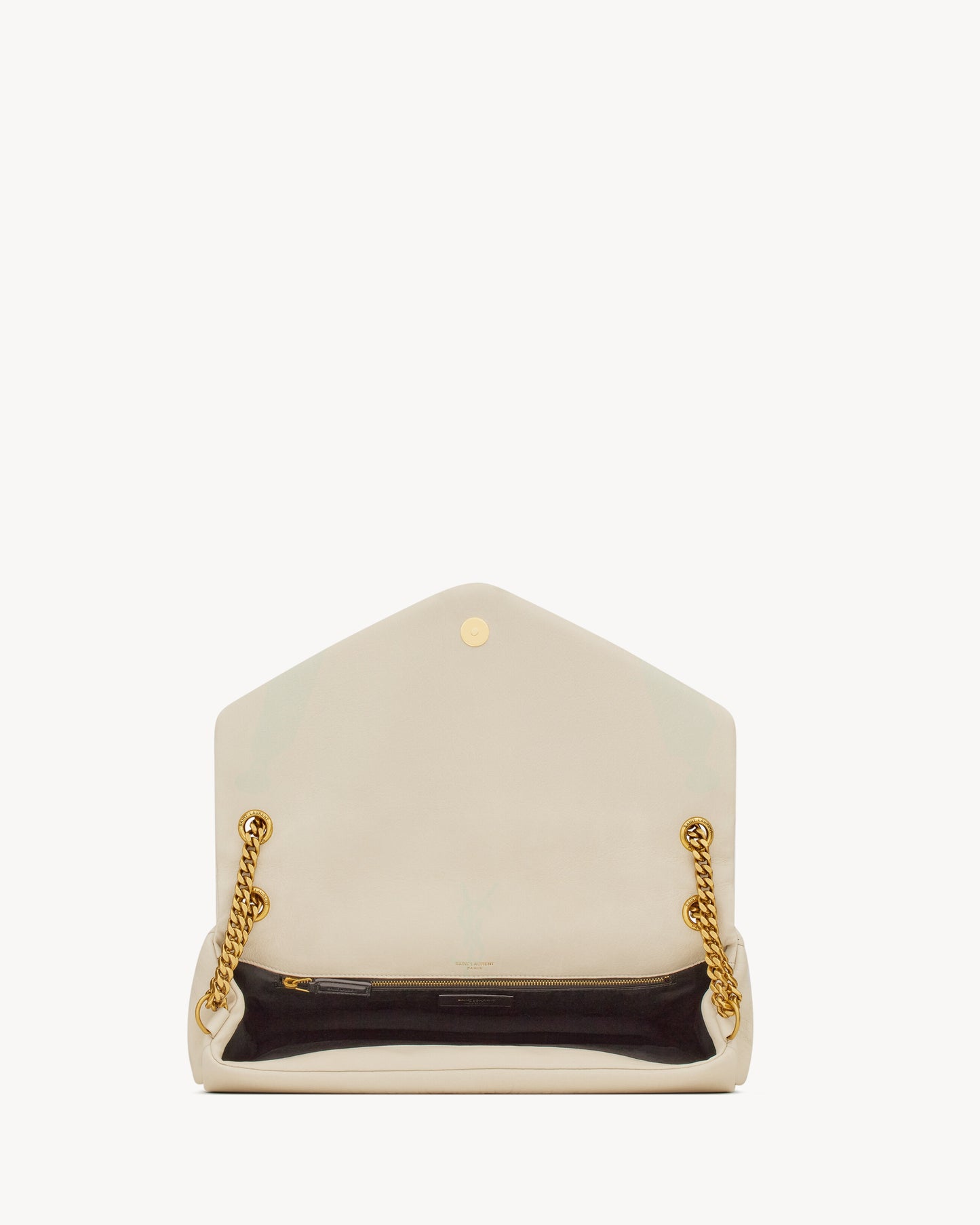 Saint Laurent Calypso Large In Grained Lambskin