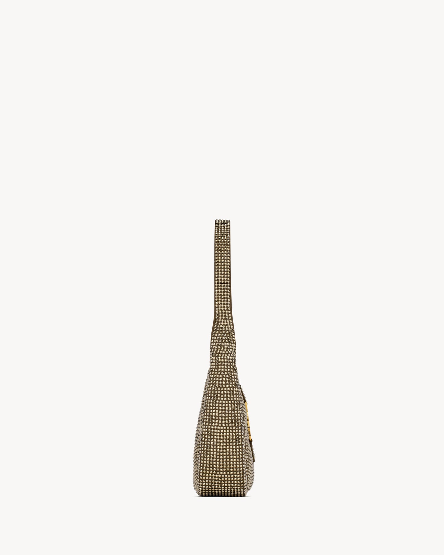 Saint Laurent LE 5 À 7 Supple Baby In Silk Satin And Crystals
