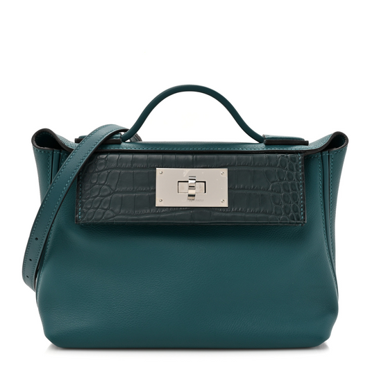 Evercolor Matte Alligator Swift Touch 24/24 21 Vert Bosphore