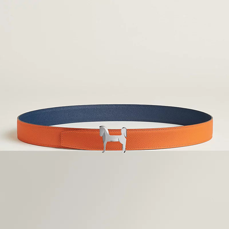 Panache Belt Buckle & Reversible Leather Strap 32 MM