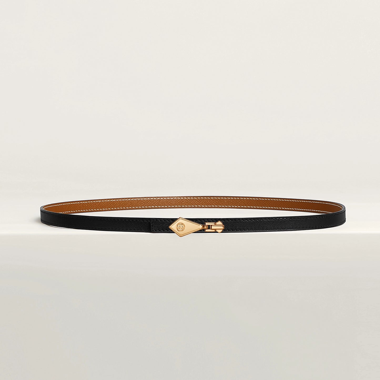 Fermetout Belt Buckle & Reversible Leather Strap 13 Mm