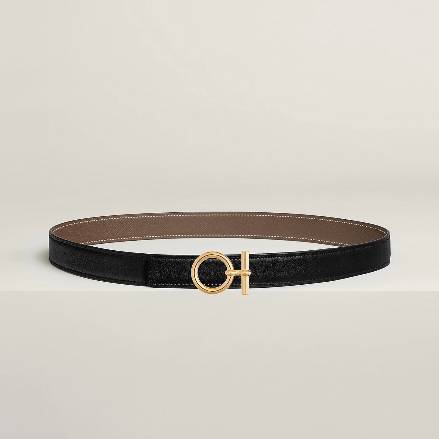 FLOT BELT BUCKLE & REVERSIBLE LEATHER STRAP 24 MM