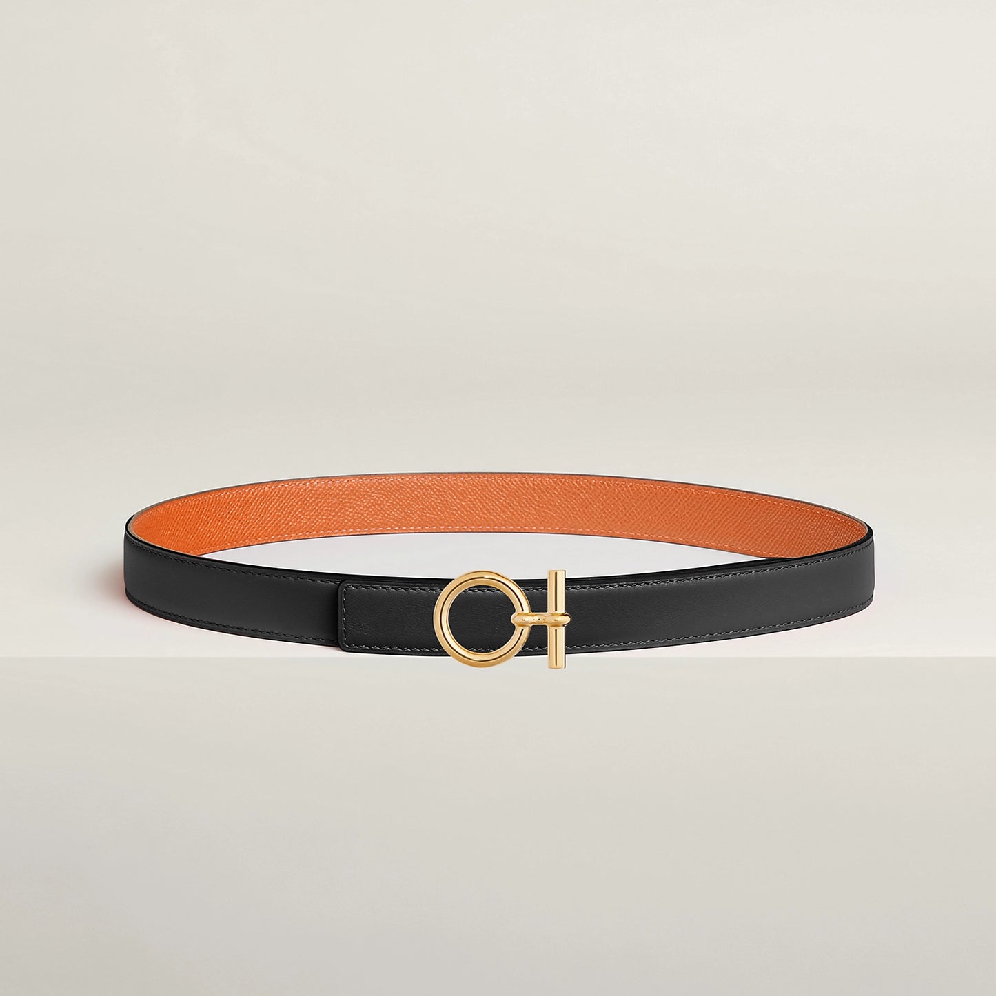 FLOT BELT BUCKLE & REVERSIBLE LEATHER STRAP 24 MM