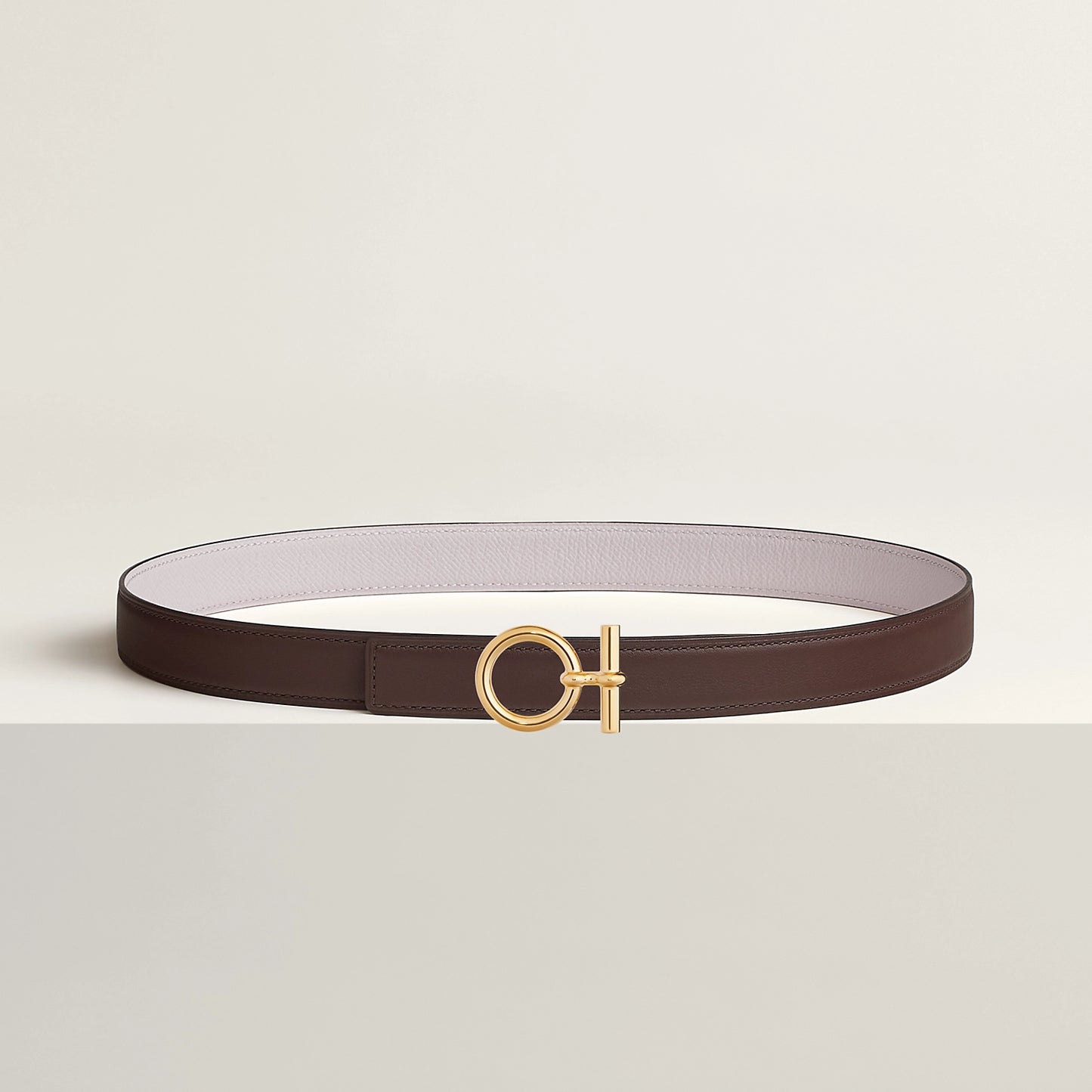 FLOT BELT BUCKLE & REVERSIBLE LEATHER STRAP 24 MM