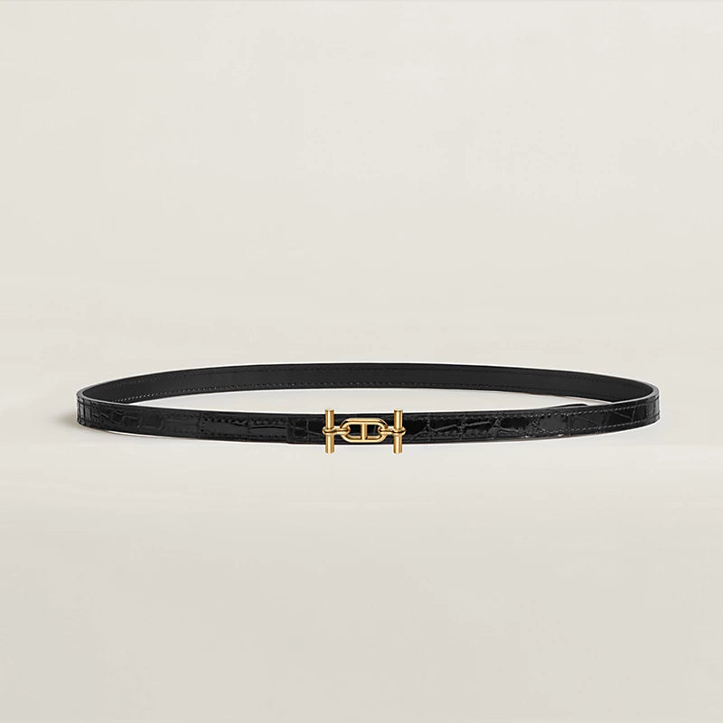 Ancre Belt Buckle & Leather Strap 13 MM