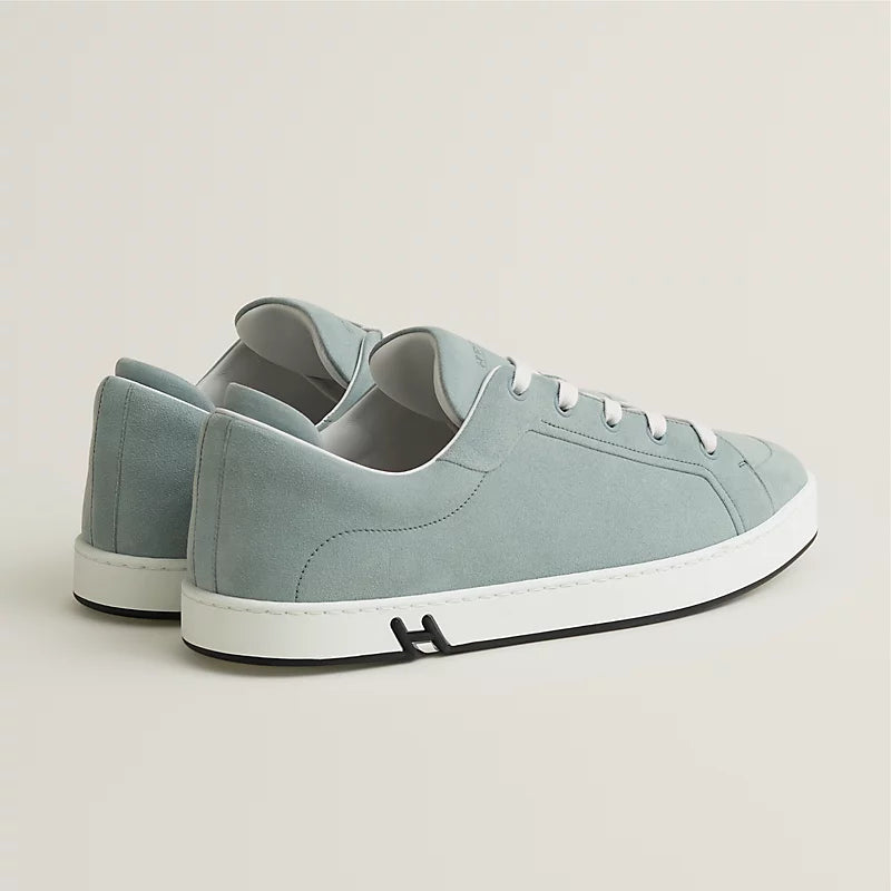 beige Lin - Brun Fumé Kid Sneaker