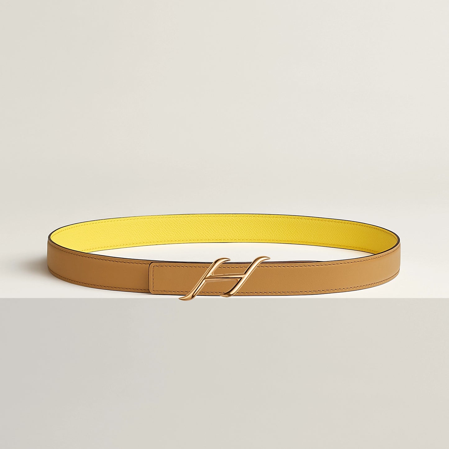 HDN BELT BUCKLE & REVERSIBLE LEATHER STRAP 24 MM