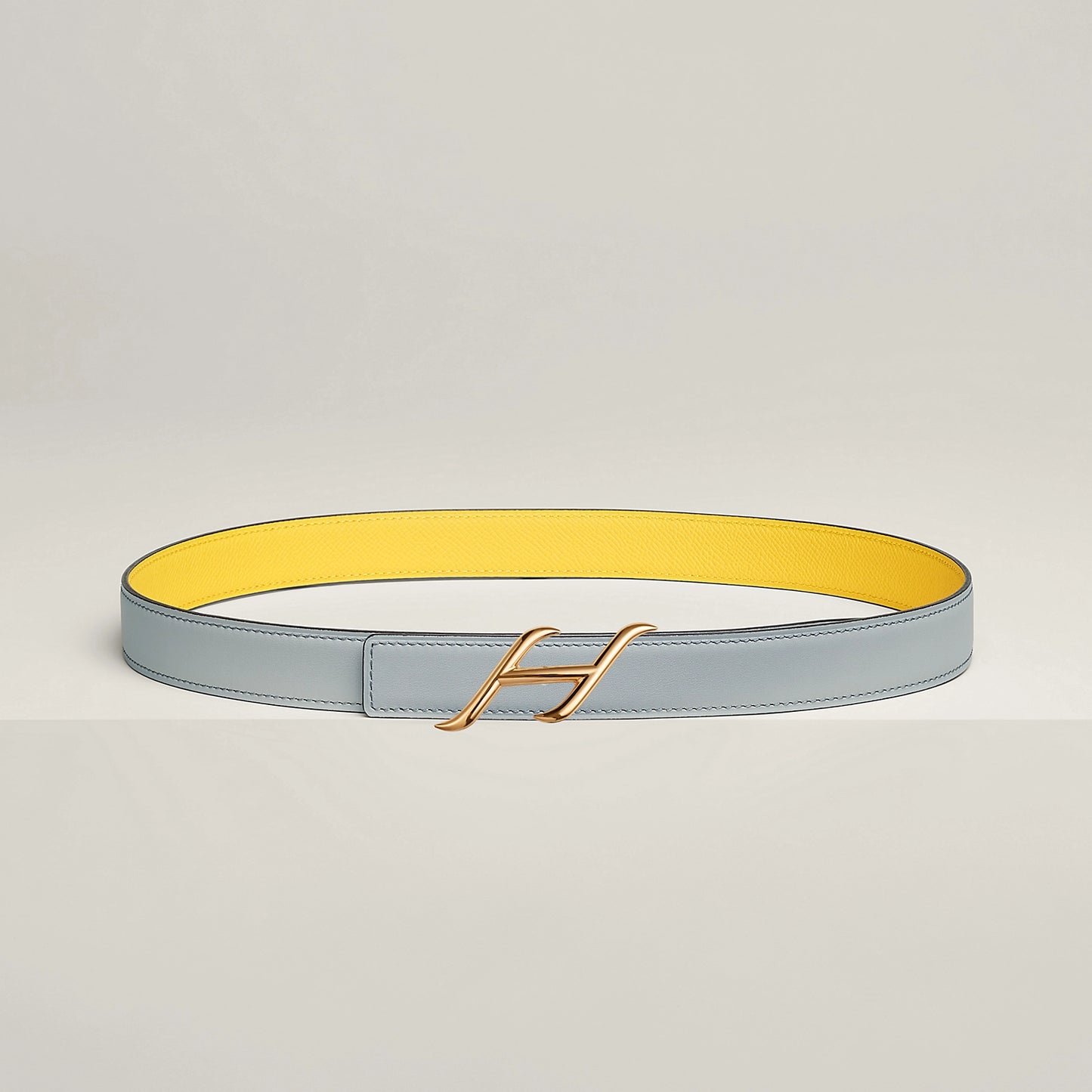 HDN BELT BUCKLE & REVERSIBLE LEATHER STRAP 24 MM