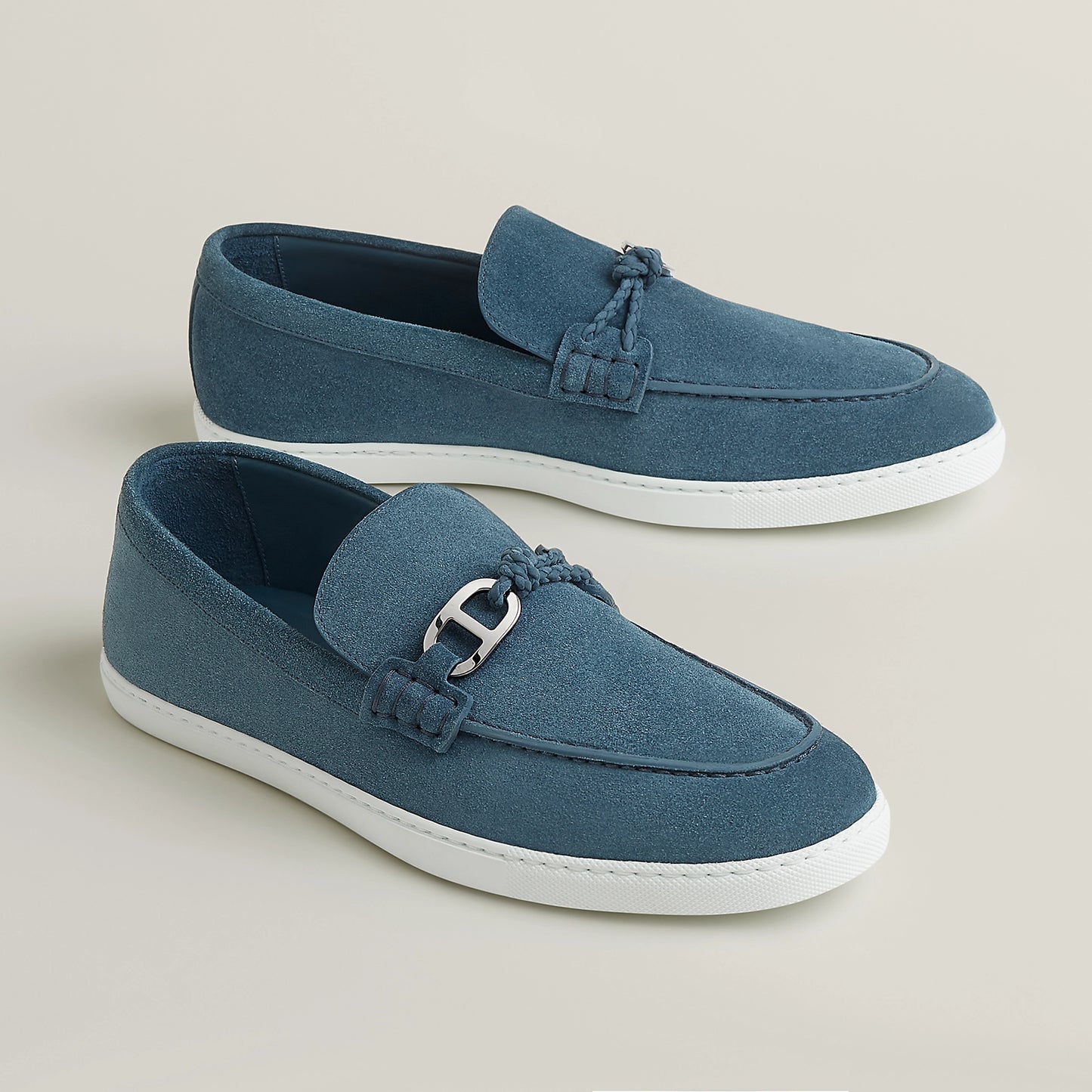 Naturel/Bleu - Gris Nuage  Turquin Ignacio Loafer