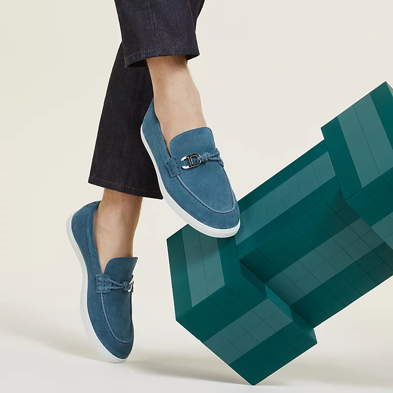 Naturel/Bleu - Gris Nuage Turquin Ignacio Loafer