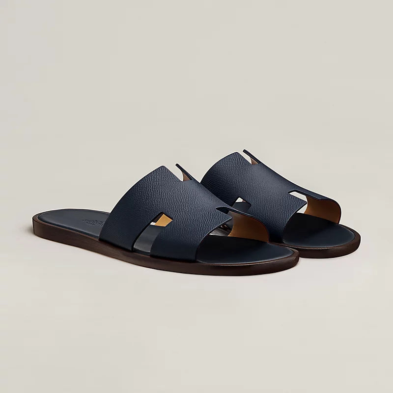 Noir - Bleu Turquin / Marine Izmir sandal
