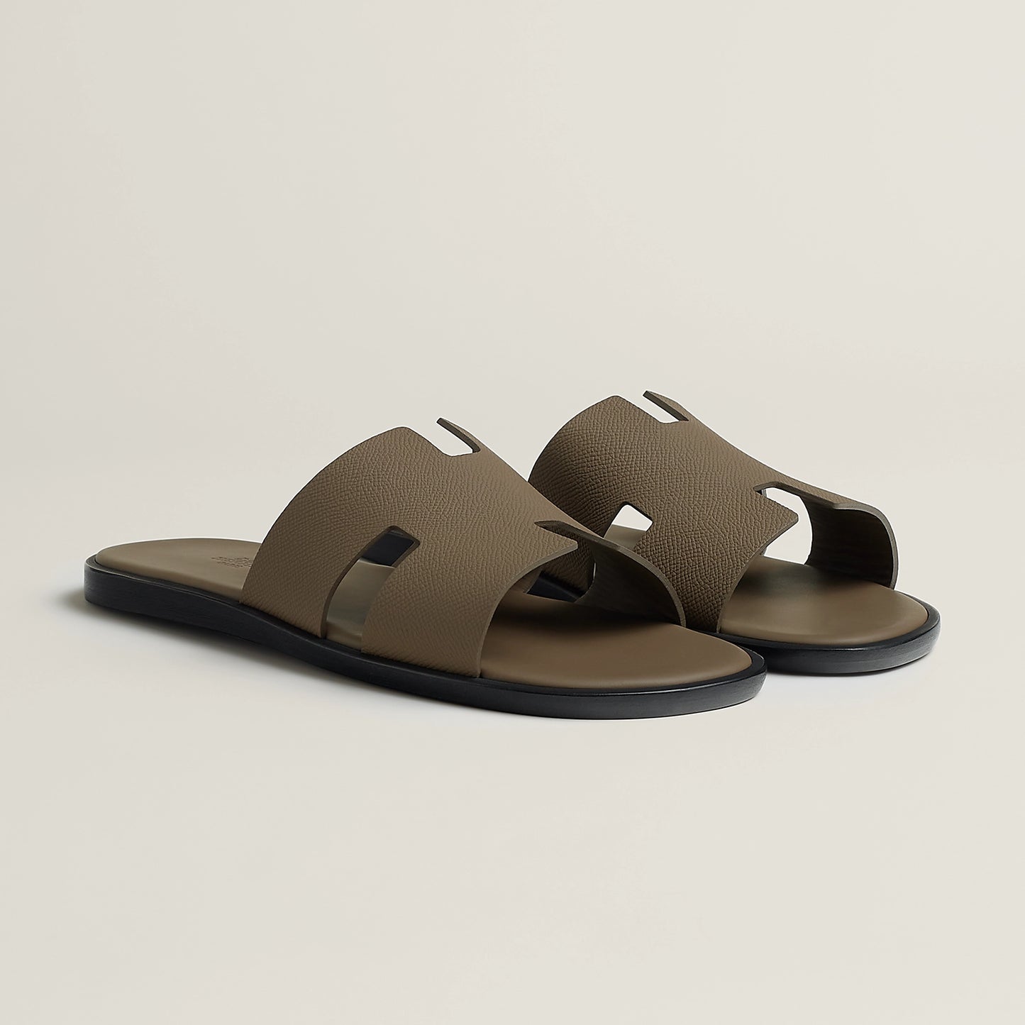 Prunoir/Noir - Bleu Brut/Chocolat Izmir sandal