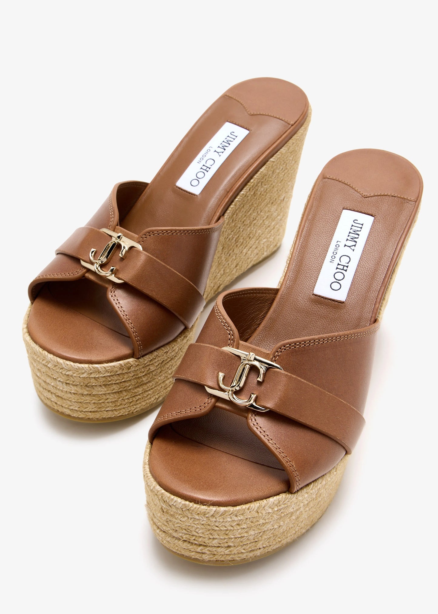 JIMMY CHOO Leda 100 wedge sandals