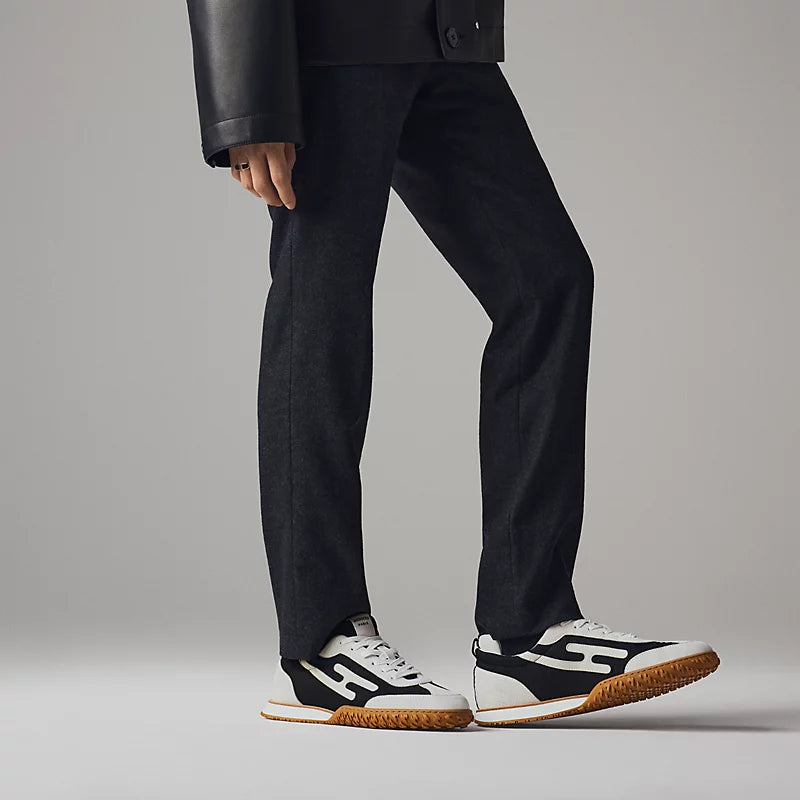Noir/Blanc - Brun Amourette/Miel Jet Sneaker