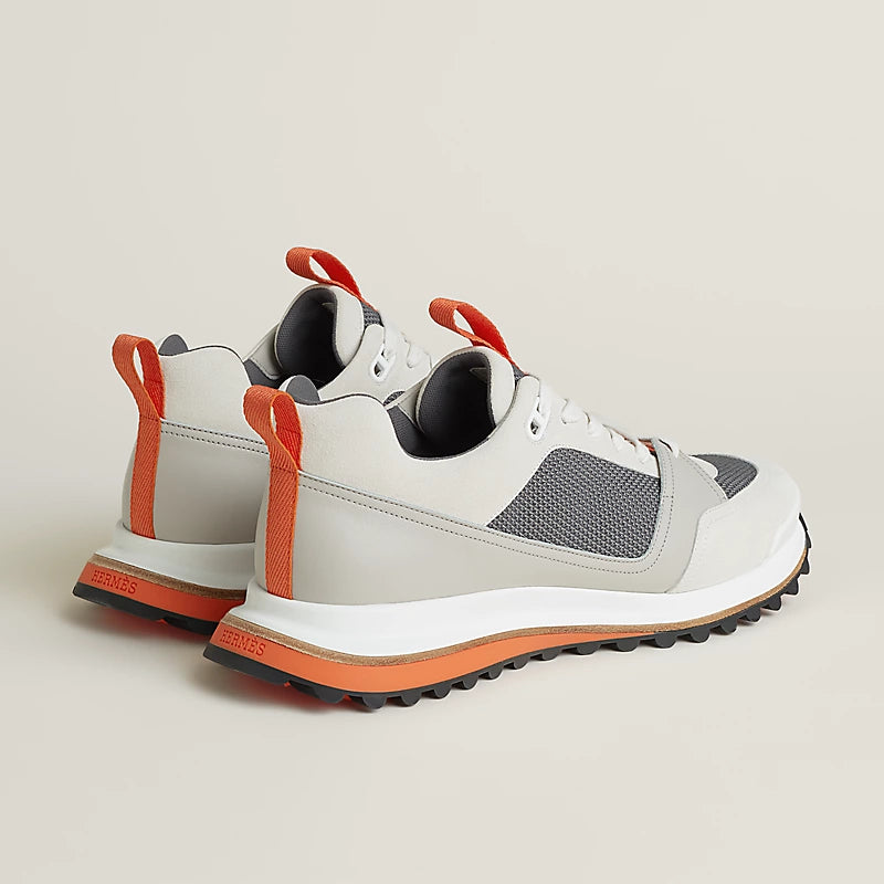 Gris Quartz - Beige Albâtre Leader Sneaker