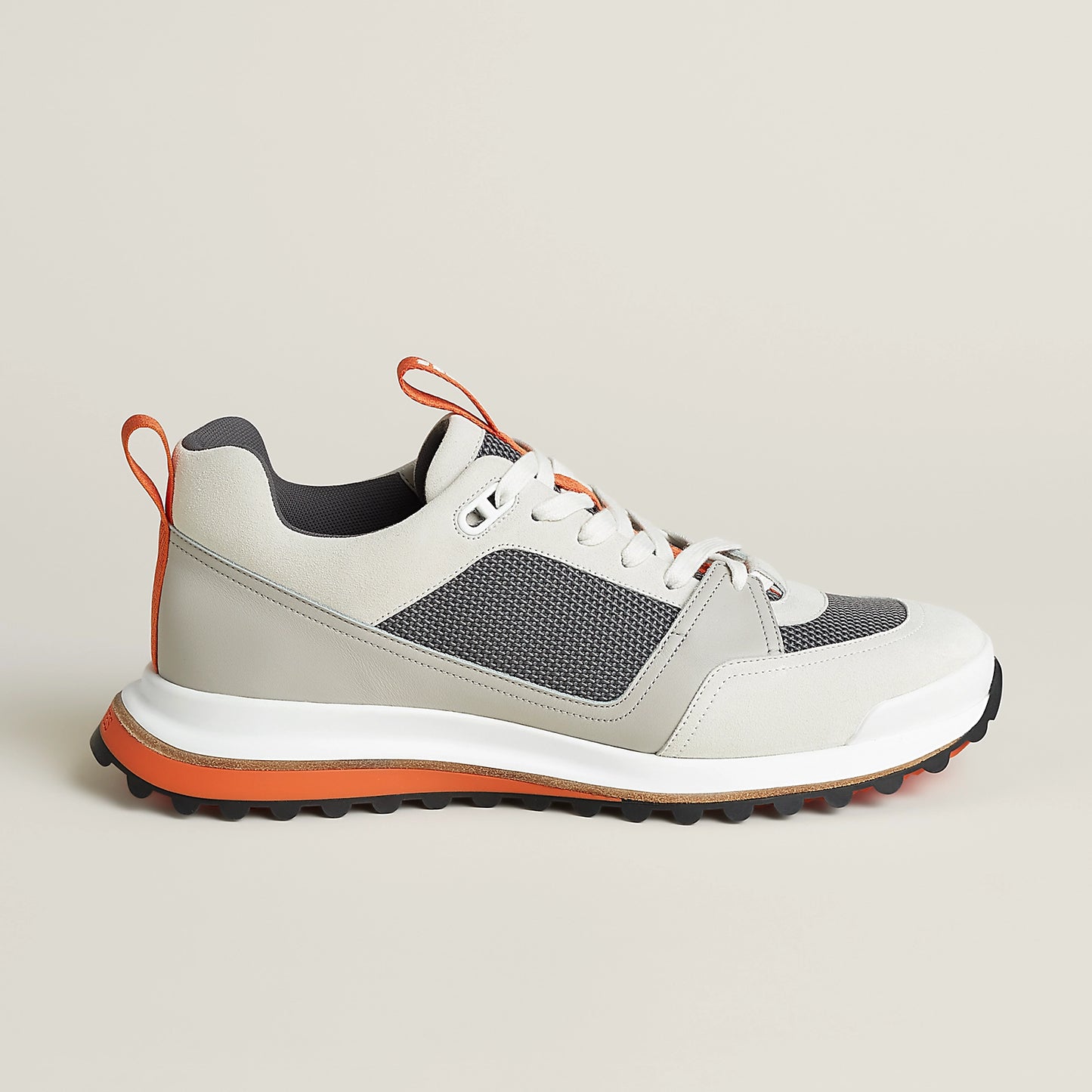 Gris Quartz - Beige Albâtre Leader Sneaker