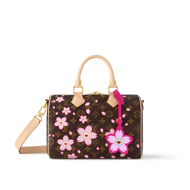 【コラボ第2弾♡可愛い桜】Louis Vuitton×TM スピーディ25 Louis Vuitton x Takashi Murakami Speedy Bandoulière 25