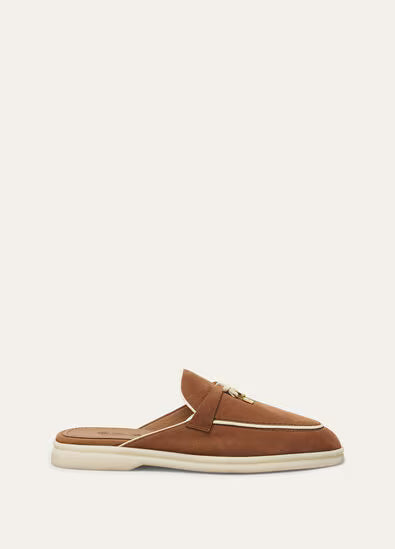 Ribbon Green - Charms Walk Babouche Loafer Suede