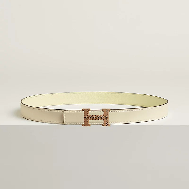 H Email Bandana belt buckle & Bandana leather strap 24 mm