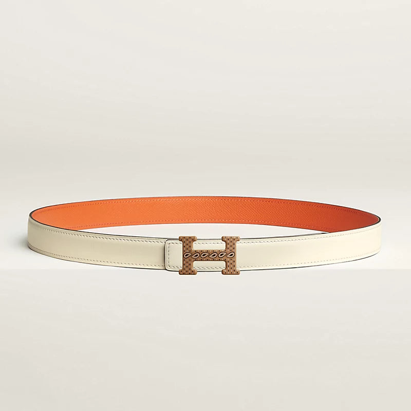 H Email Bandana belt buckle & Bandana leather strap 24 mm