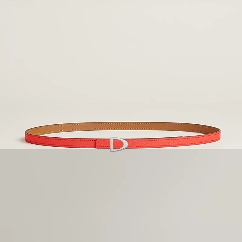 Cavaliere Belt Buckle & Reversible Leather Strap 13 MM