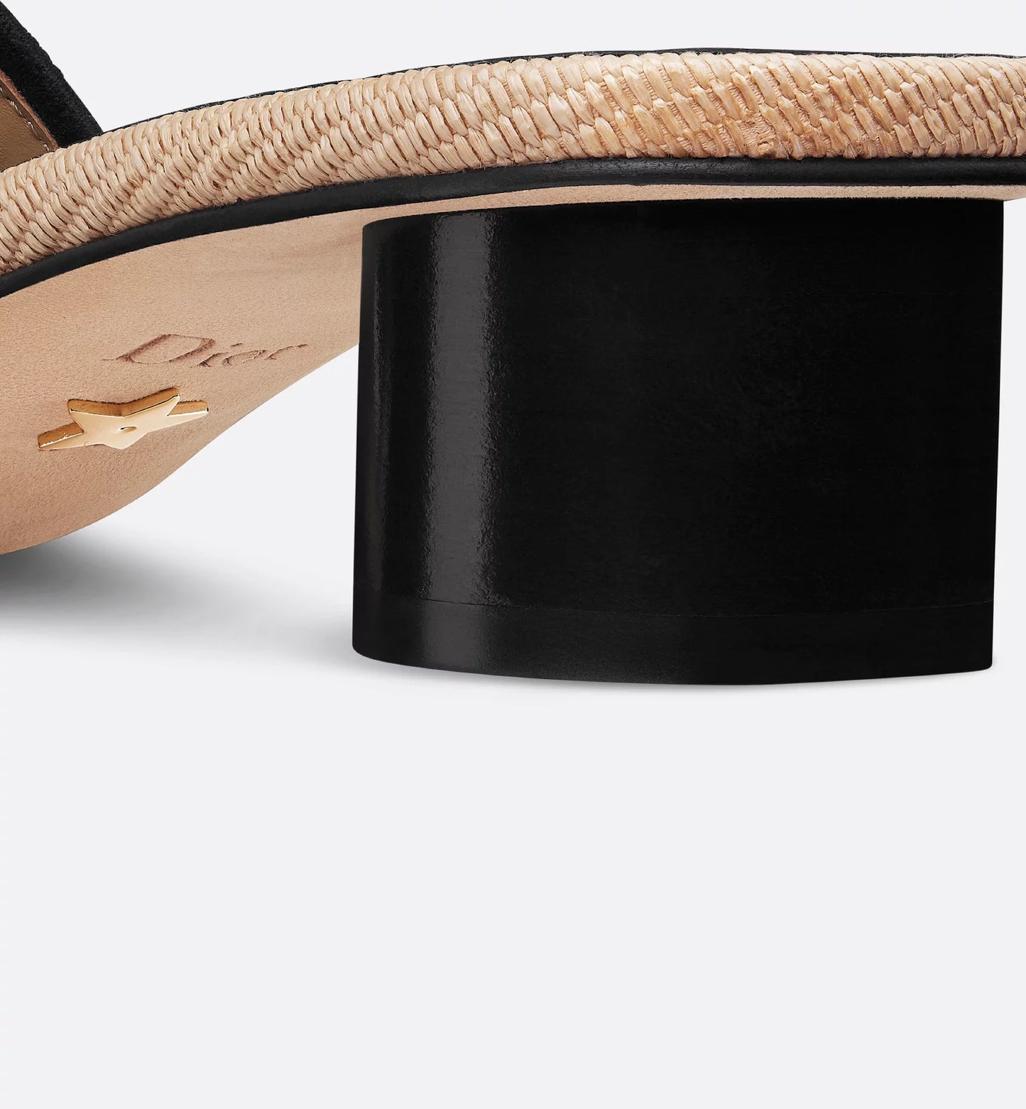 White Multicolor Dway Heeled Slide