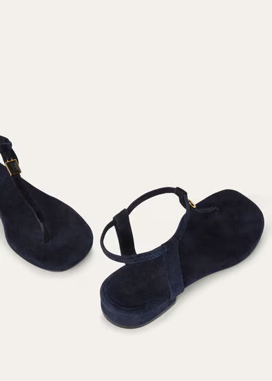 Navy Blue - Kyoto Orange Mindil Sandal Suede
