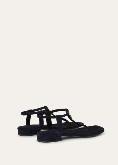 Navy Blue - Kyoto Orange Mindil Sandal Suede
