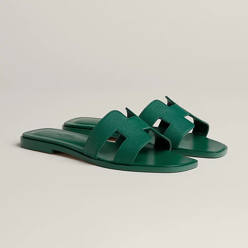 Vert Lierre - Rose Antique Oran sandal